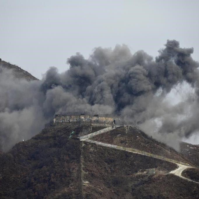 North Korea restores border guard posts as tensions rise over its satellite launch, Seoul says